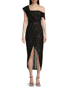 Esther Sequined Midi-Dress