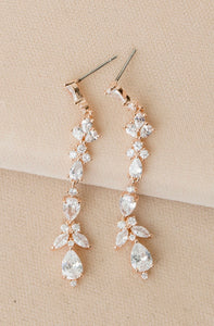 Delaney Crystal Dangle Earrings