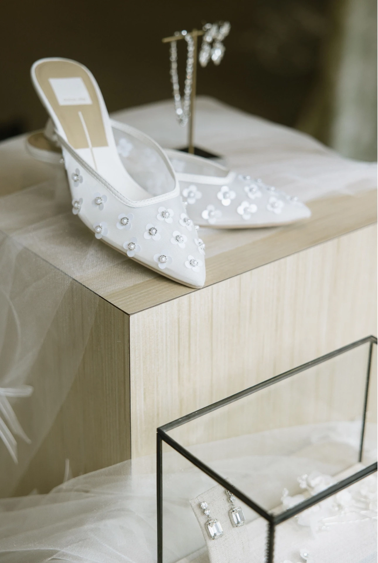 Photo of the white gown