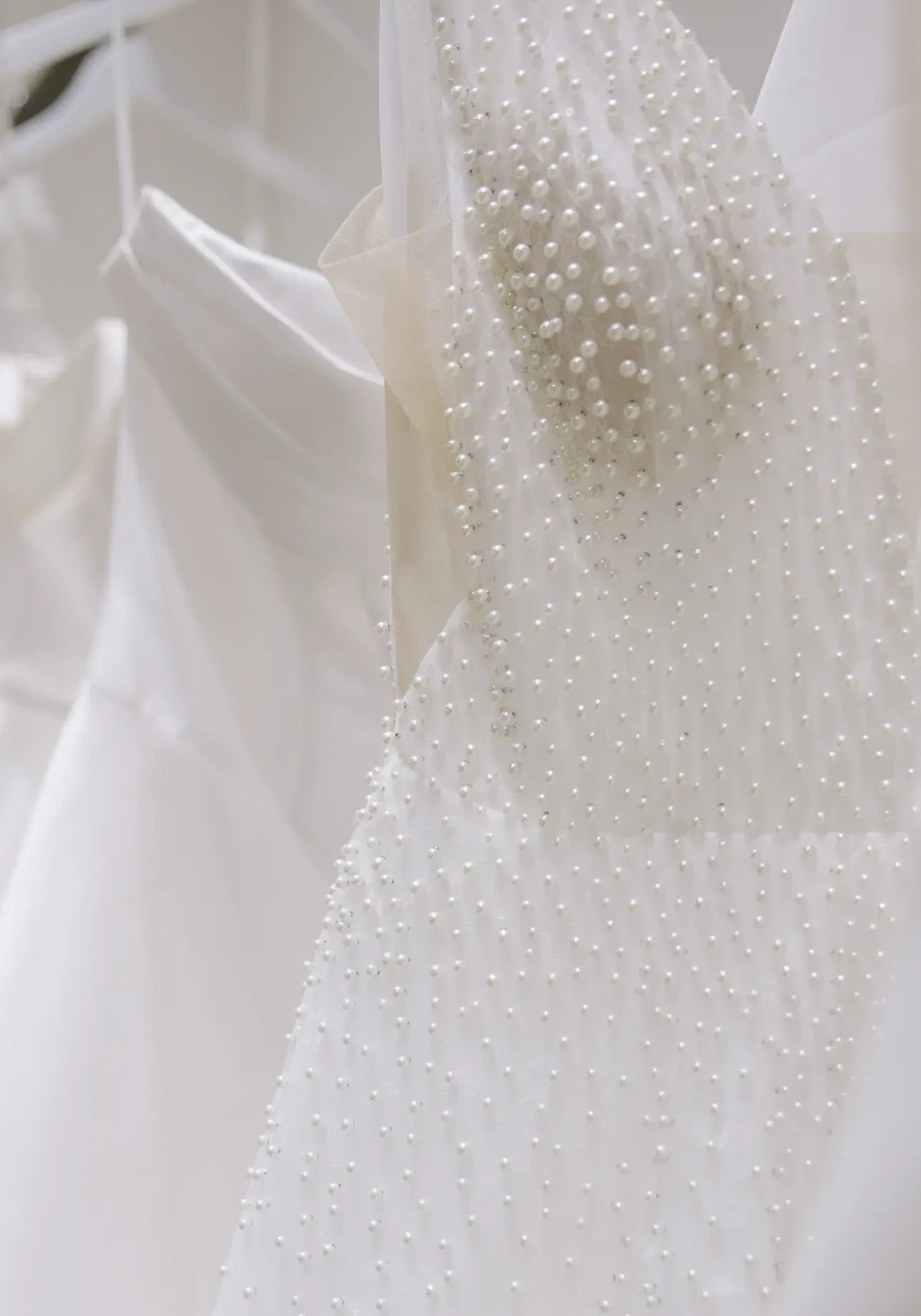 pearl wedding dress