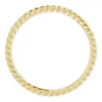 YDBN Petite Twisted Band in 14kt Yellow Gold #0 Yellow Gold thumbnail