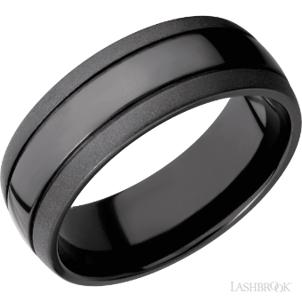 YDBN Zirconium with Polish, Bead Finish #0 Black thumbnail