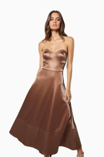 ELLIATT Jo Dress in Bronze #0 thumbnail