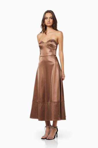 ELLIATT Jo Dress in Bronze #3 thumbnail