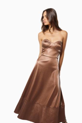 ELLIATT Jo Dress in Bronze #4 thumbnail