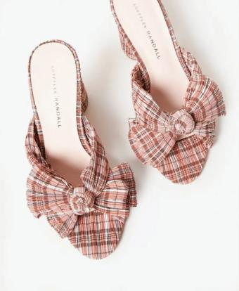 YDBN Penny Plaid Bow Mule #1 thumbnail