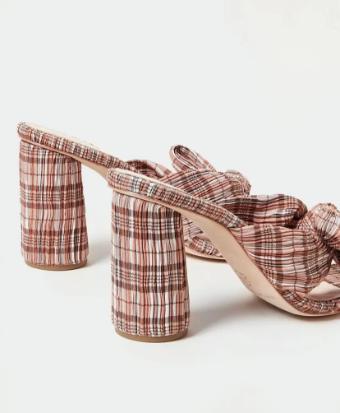 YDBN Penny Plaid Bow Mule #2 thumbnail