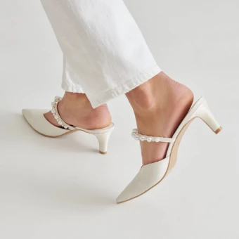 Dolce Vita Kanika Pearl Mid Heels Vanilla Pearls #3 thumbnail