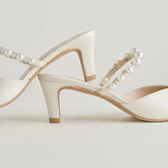 Dolce Vita Kanika Pearl Mid Heels Vanilla Pearls #2 thumbnail