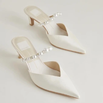 Dolce Vita Kanika Pearl Mid Heels Vanilla Pearls #1 thumbnail