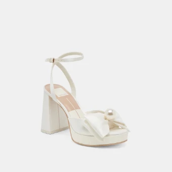 Dolce Vita Patton Heels Ivory Satin #0 default thumbnail