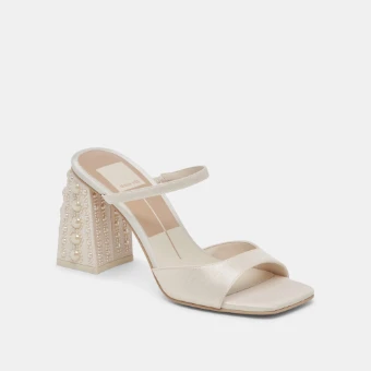 Dolce Vita Jemmy Pearl Heels Vanilla Silk #0 default thumbnail