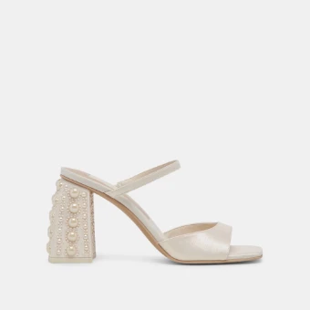 Dolce Vita Jemmy Pearl Heels Vanilla Silk #1 thumbnail
