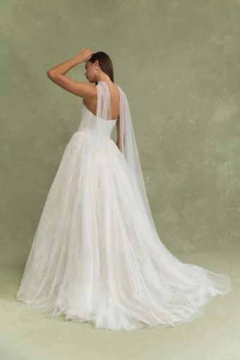 Jenny by Jenny Yoo SC12650 Soft Tulle Bridal Scarf #1 thumbnail