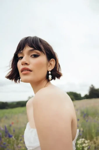 Jenny by Jenny Yoo J2230 Juniper Pearl Drop Earring #1 thumbnail