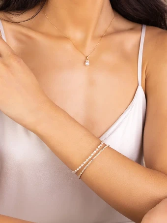Olive & Piper Tessa Bracelets (Set of 2) #1 Gold thumbnail