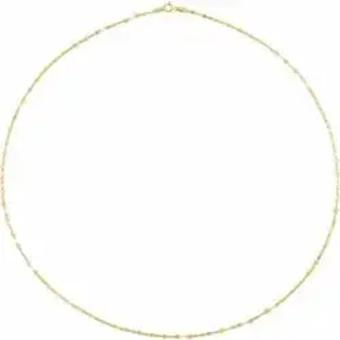 YDBN 14kt yellow gold keyhole cable bracelet #0 thumbnail