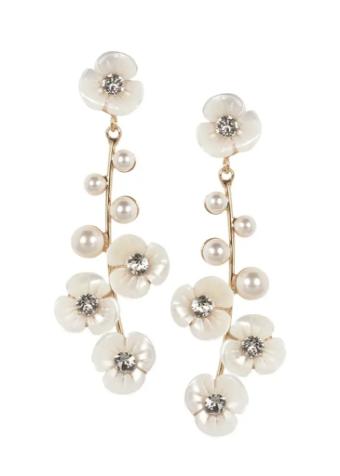 Elizabeth Bower Loretta Single Drop Earring #1 Gold thumbnail