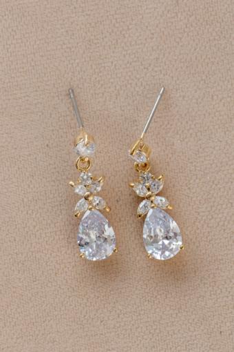 YDBN Perfected Pear Drop Earring #0 Gold thumbnail