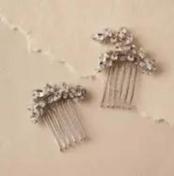 YDBN Vine Hair Comb Set #0 Silver thumbnail